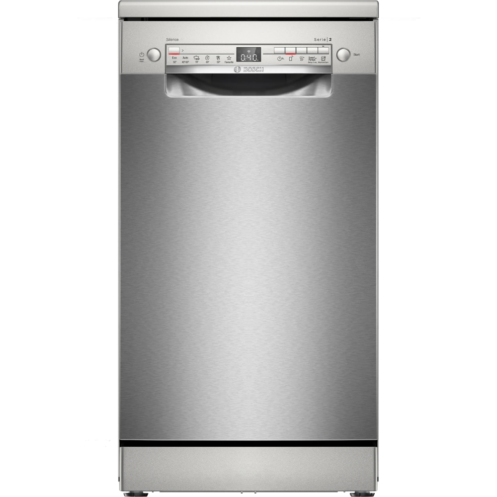 מדיח כלים צר Bosch SPS2HKI58E בוש דמוי נירוסטה - יבואן רשמי