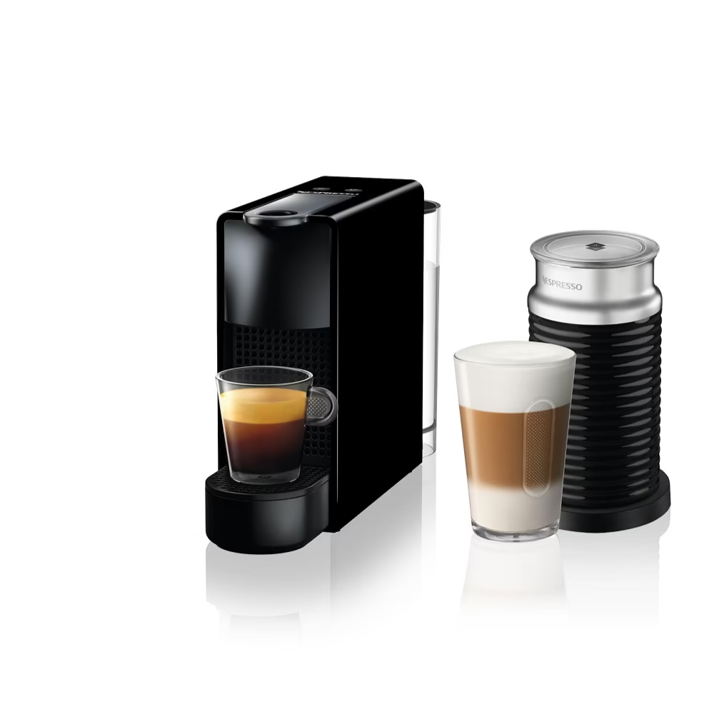נספרסו+מקציף שחור Nespresso A3NC30-IL-BK-NE אסנזה - אחריות יבואן רשמי
