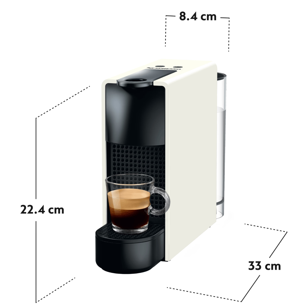 מכונות קפה Nespresso C30-IL-WH-NE2 Essenza Mini - צבע לבן אחריות ע"י היבואן הרשמי