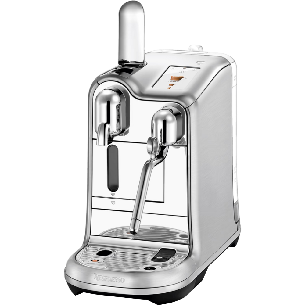 מכונת קפה Nespresso J620 Creatista Pro - צבע נירוסטה שנה אחריות ע"י היבואן הרשמי