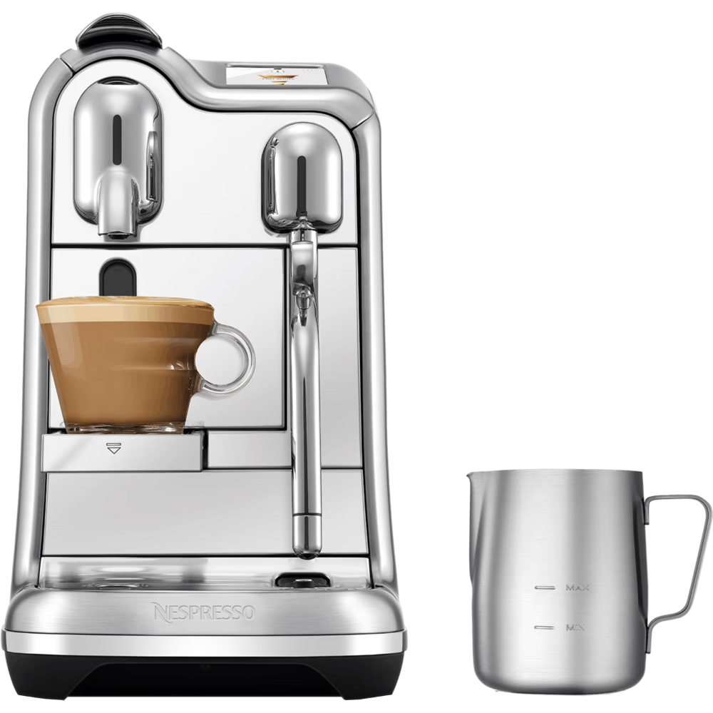 מכונת קפה Nespresso J620 Creatista Pro - צבע נירוסטה שנה אחריות ע"י היבואן הרשמי