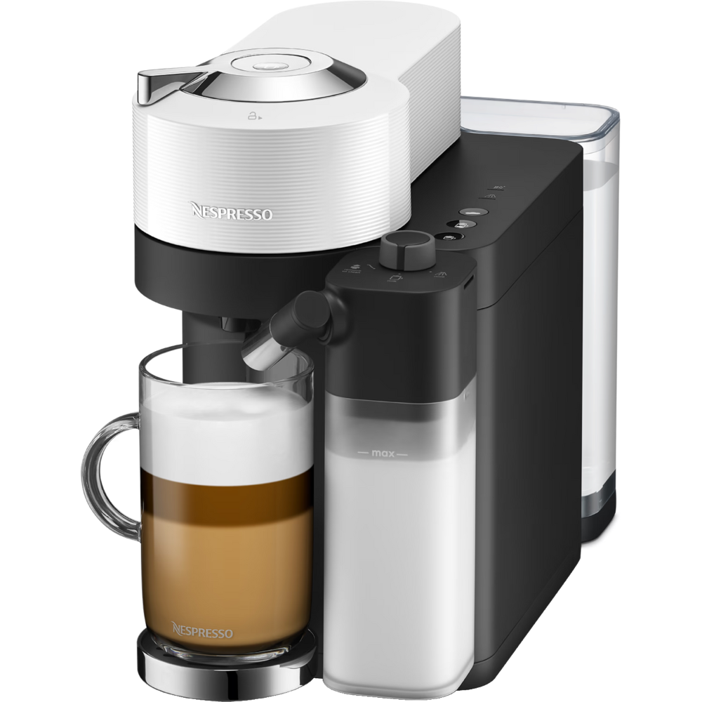 מכונת קפה Nespresso Vertuo Lattissima GDV5-IL-WH-NE - צבע לבן שנה אחריות ע"י היבואן הרשמי