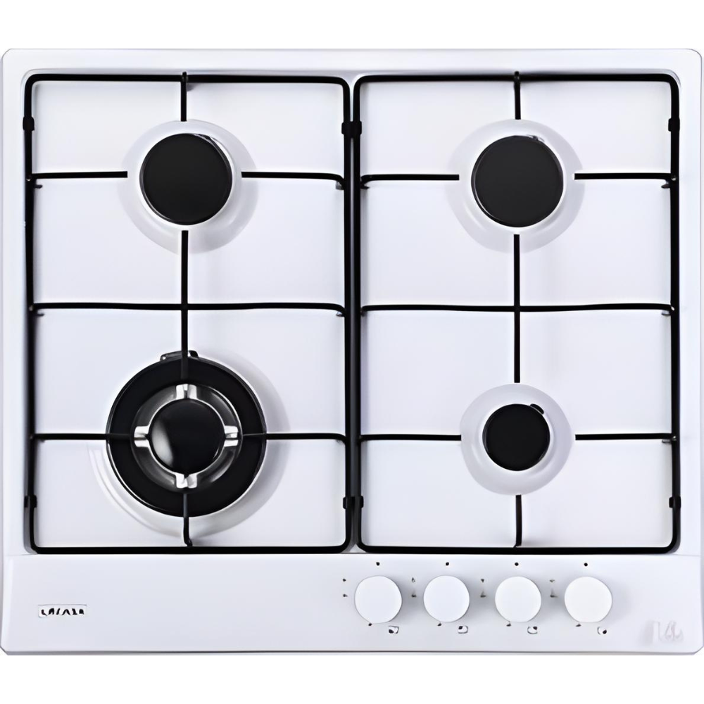 כיריים גז אמייל 60 ס"מ לקאזה דגם LCT60W לבן - יבואן רשמי