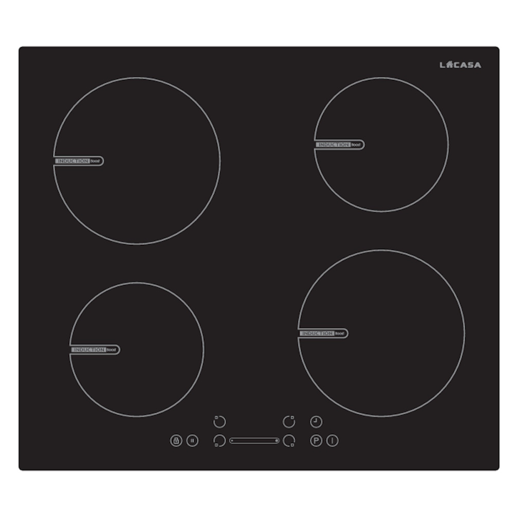כיריים אינדוקציה - 60 ס"מ LaCasa LCV60INDB שחור - יבואן רשמי