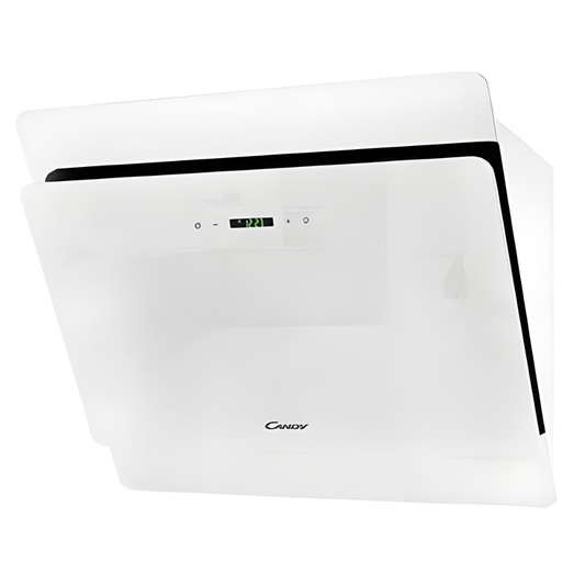 קולט אדים 60 סמ CVMA90W וורטיקלי זכוכית לבנה CANDY - יבואן רשמי