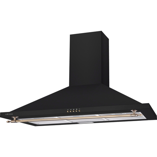 קולט אדים ארובה 90 ס"מ LaCasa LC3901RB שחור - יבואן רשמי