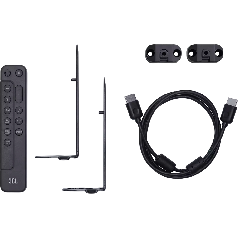 מקרן קול עם שני רמקולים וסאבוופר אלחוטיים JBL Bar 1300 11.1.4 1170W - צבע שחור שנה אחריות ע"י - יבואן הרשמי