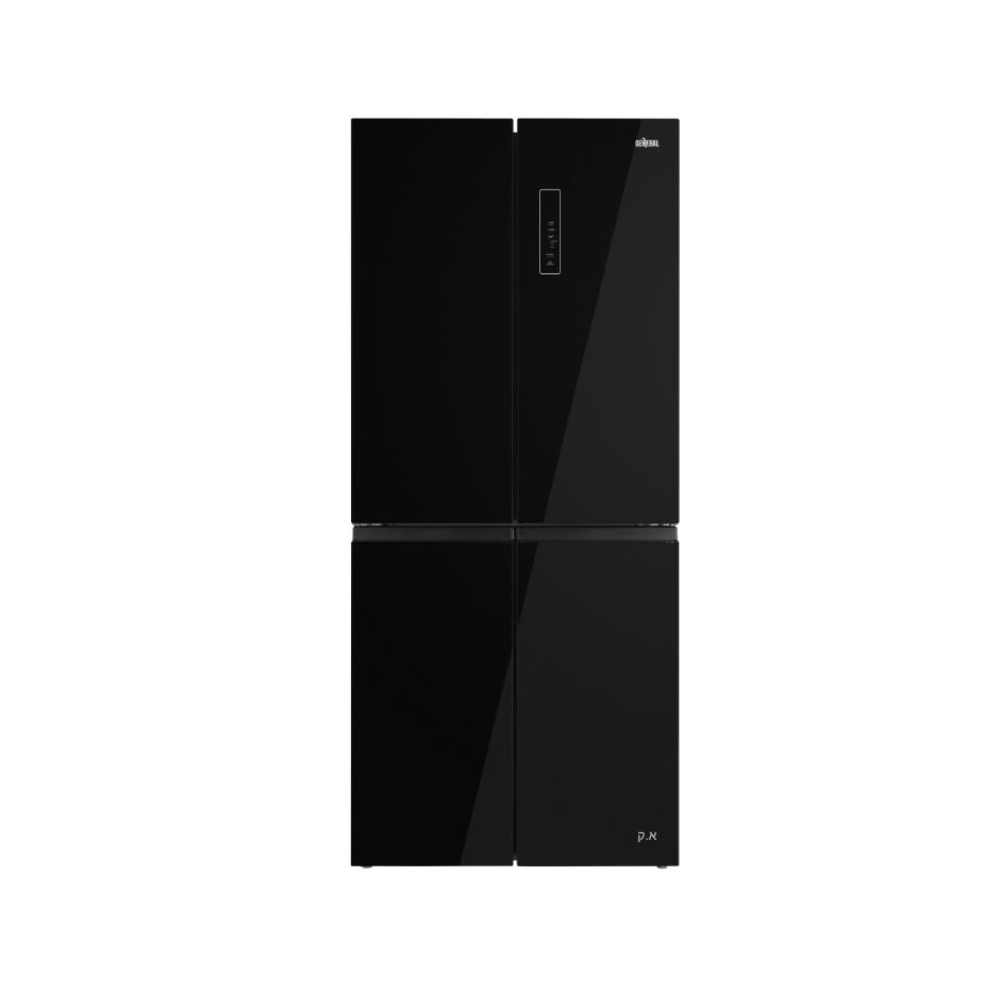 מקרר 4 דלתות ג'נרל דגם GE470BG זכוכית שחורה - יבואן רשמי