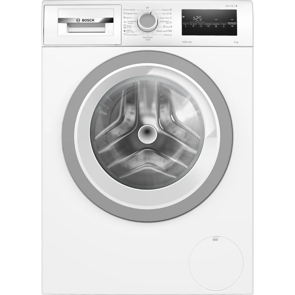 מכונת כביסה פתח חזית 9 ק''ג 1400 סל''ד תוצרת פולין Bosch Serie 4 WAN28289IL - יבואן רשמי