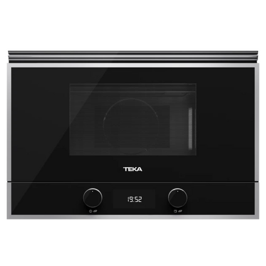 מיקרוגל משולב גריל בנוי גובה 38 ס”מ Teka תקה ML 822 BIS white זכוכית לבנה - יבואן רשמי