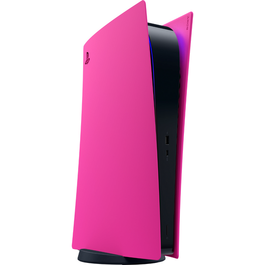 כיסוי צבעוני רשמי לקונסולת Sony Playstation 5 Blu-ray Edition - צבע ורוד נובה שנה אחריות ע"י - יבואן הרשמי