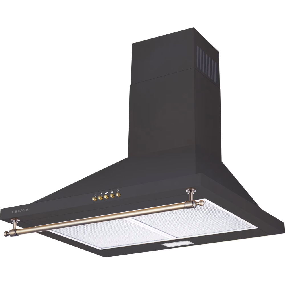 קולט אדים ארובה 60 ס"מ LaCasa LC3601RB שחור - יבואן רשמי