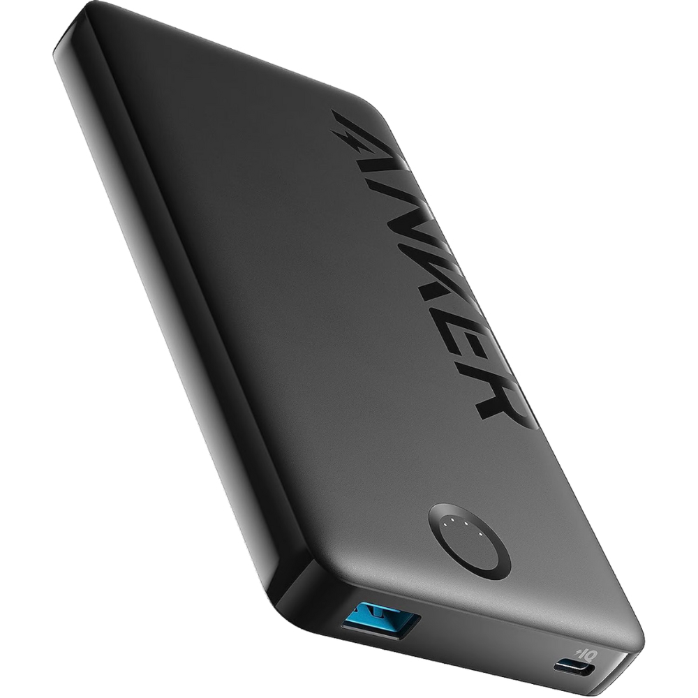 סוללת גיבוי Anker 323 Power Bank A1334 10,000mAh USB-C - צבע שחור אחריות ע"י - יבואן הרשמי