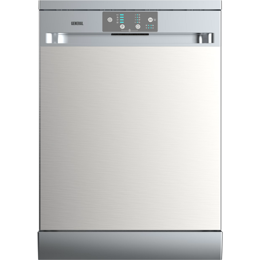 מדיח כלים עומד 60 ס"מ ג'נרל דגם GE2411FIX נירוסטה - יבואן רשמי