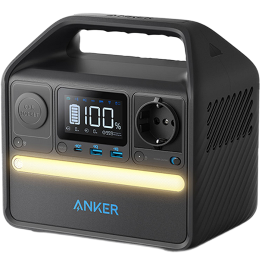 תחנת כוח ניידת Anker PowerHouse 521 256Wh 200W - שנתיים אחריות ע"י המילטון - יבואן רשמי