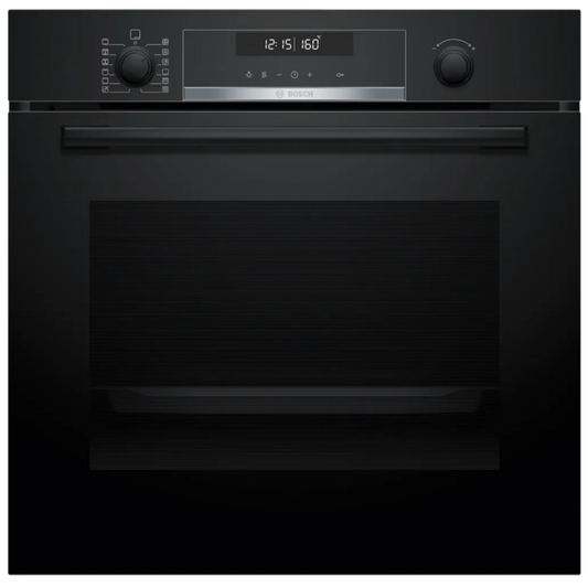 תנור בנוי פירולטי נפח 71 ליטר Bosch HBG578EB3 - גימור שחור זכוכית