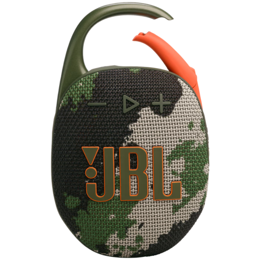 רמקול אלחוטי JBL Clip 5 IP67 7W - צבע ירוק צבאי שנה אחריות ע"י - יבואן הרשמי
