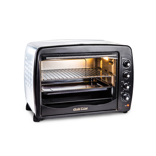 טוסטר אובן + טורבו 55 ליטר דגם GOLD LINE 6655 - אחריות גולד ליין - יבואן רשמי
