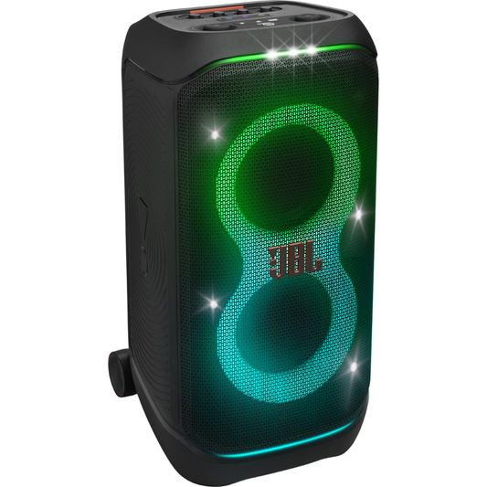 בידורית ניידת JBL PartyBox Stage 320 IPX4 240W -צבע שחור שנה אחריות ע"י - יבואן הרשמי