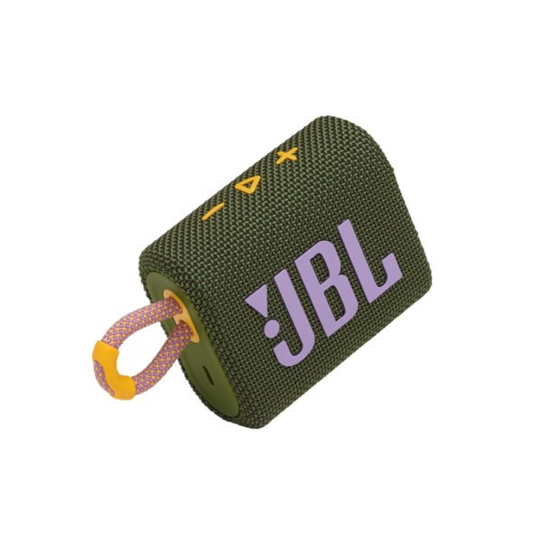 רמקול אלחוטי דגם JBL GO 3 - צבע ירוק שנה אחריות ע"י - יבואן הרשמי