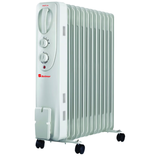 רדיאטור 12 צלעות Selmor SE-12 - צבע לבן אחריות ע"י - יבואן הרשמי
