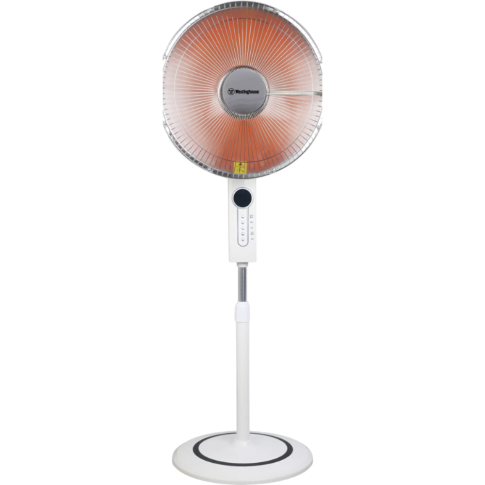 תנור חימום קרמי עם שלט Westinghouse WHSHX-168 - צבע לבן אחריות ע"י - יבואן הרשמי