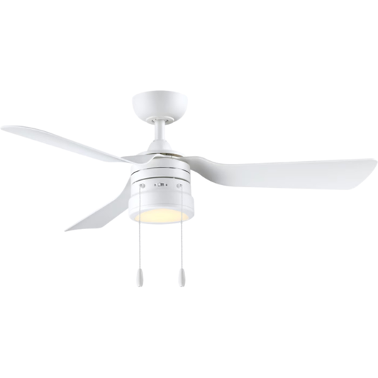 מאוורר תקרה 44" 4 Star Pro - צבע לבן אחריות ע"י - יבואן הרשמי