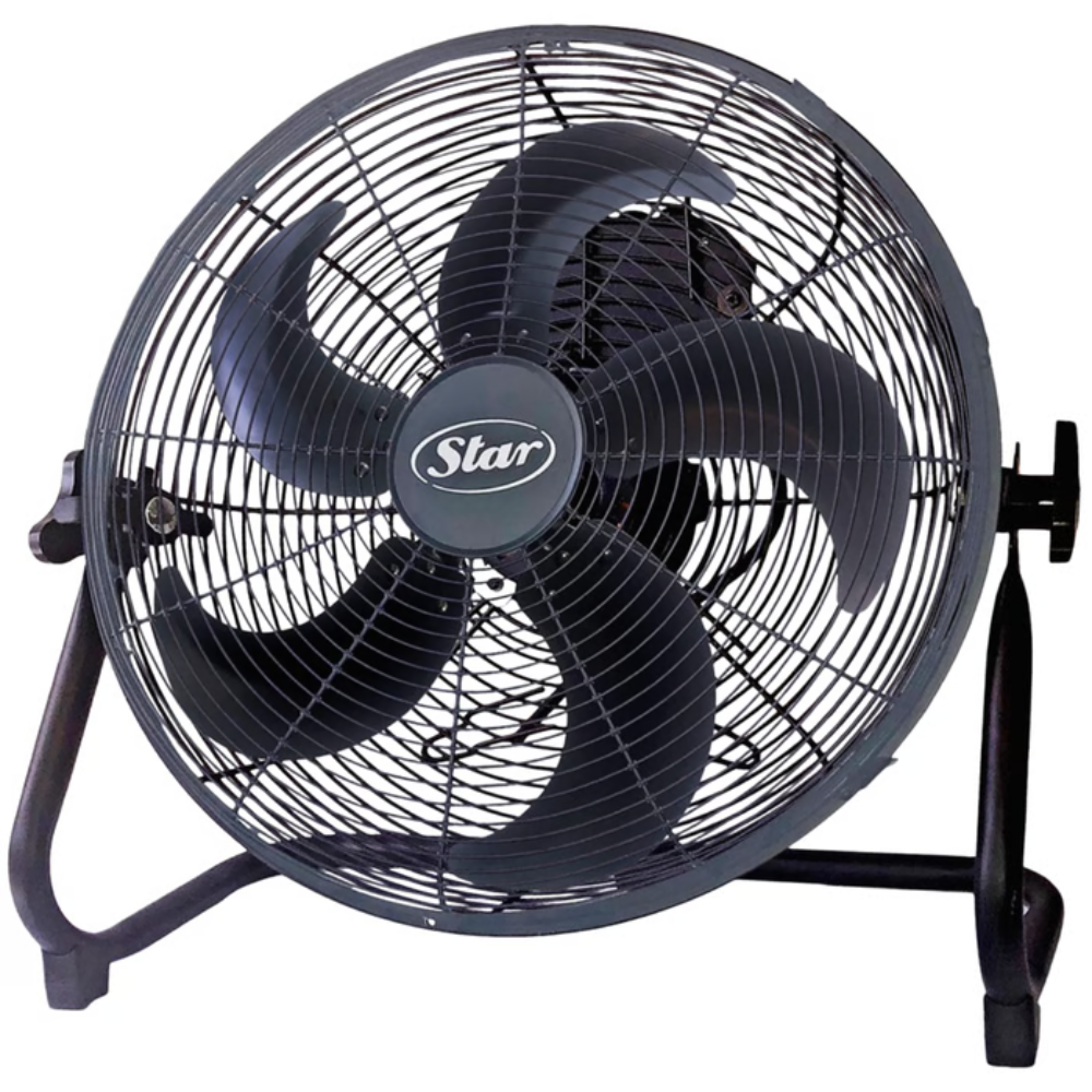 מאוורר רצפה תעשייתי 16" Star FE40F - צבע שחור אחריות ע"י - יבואן הרשמי