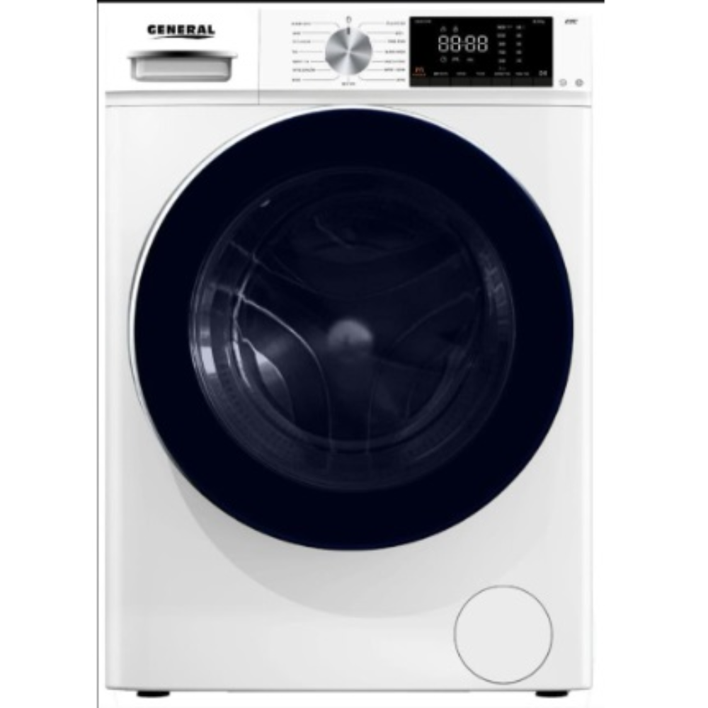 מכונת כביסה פתח חזית - 8 ק"ג General GE80MW - יבואן רשמי