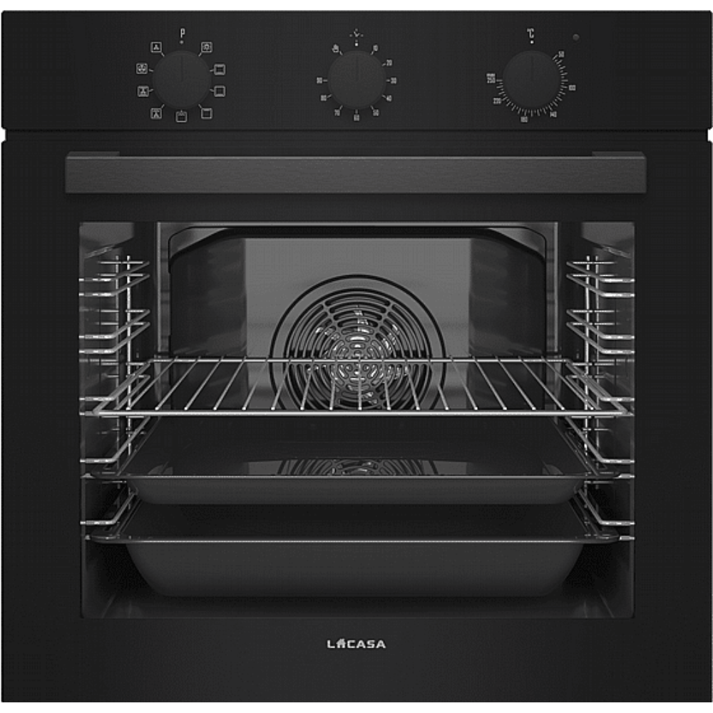 תנור בנוי - 73 ליטר Lacasa LCN60BG שחור - יבואן רשמי