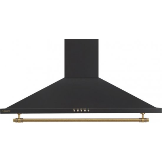 קולט אדים צמוד-קיר רוחב 90 ס''מ Fujicom FJ-CHRT92CK - צבע שחור - יבואן רשמי