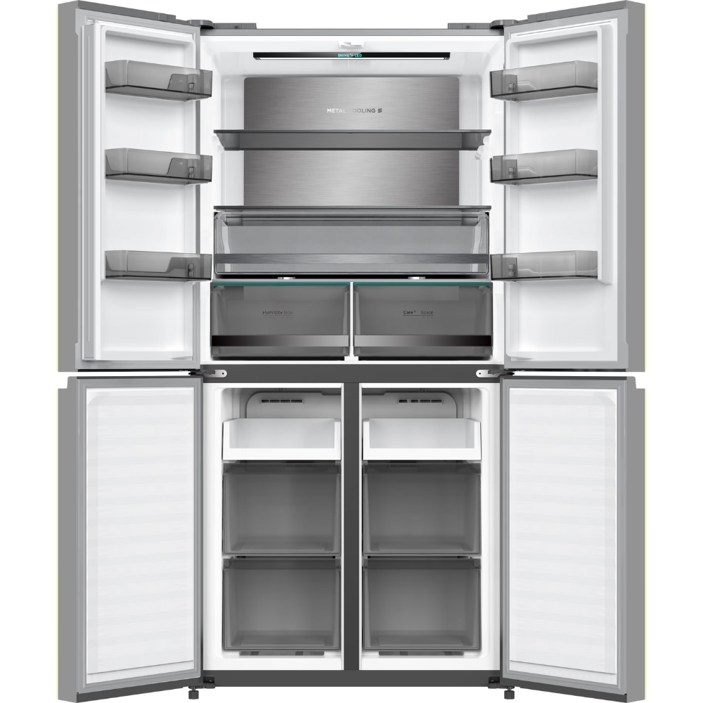 מקרר גנרל 4 דלתות דגם GE551CG זכוכית קרם General - יבואן רשמי