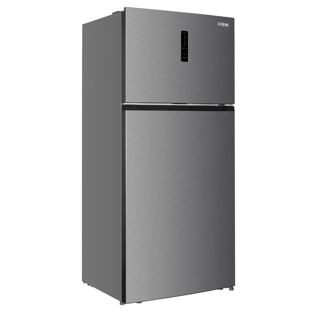 מקרר מקפיא עליון - 480 ליטר General GE64BIX נירוסטה מושחרת - יבואן רשמי