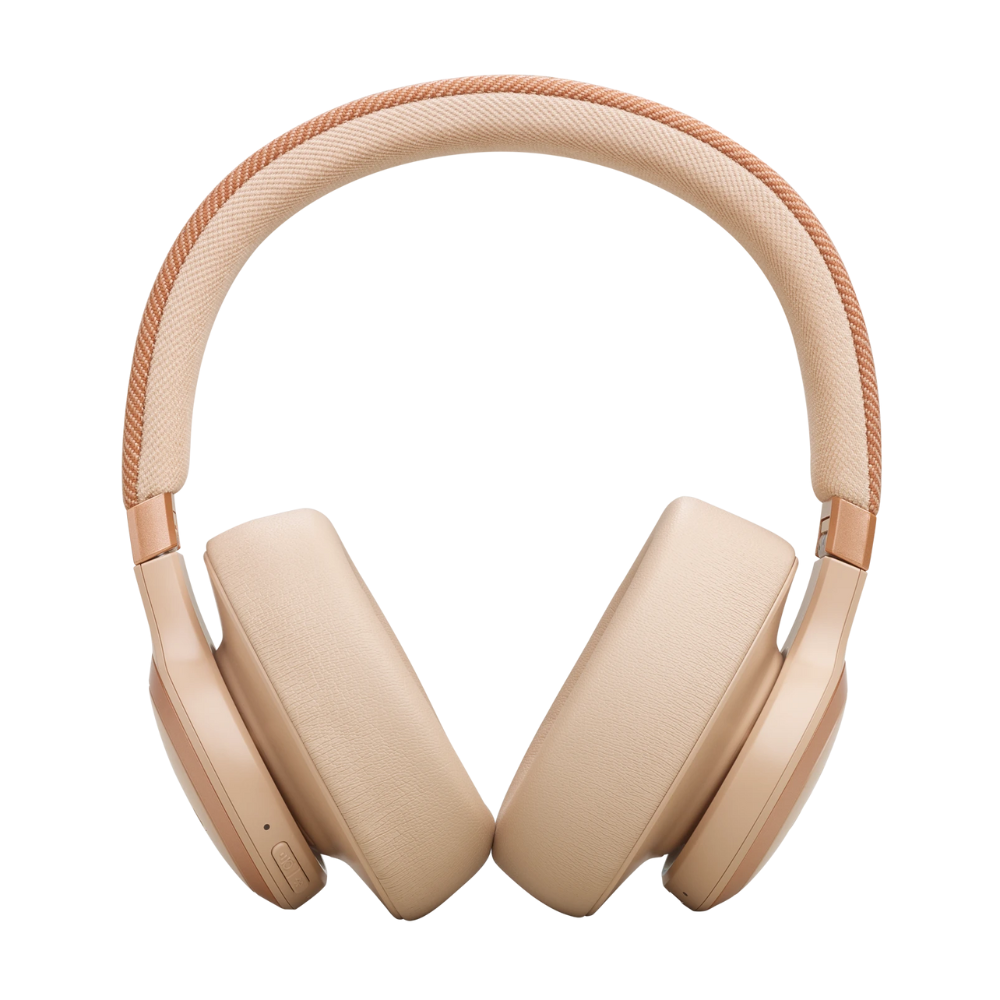 אוזניות קשת אלחוטיות JBL Live 770NC - צבע קרם שנה אחריות ע"י - יבואן הרשמי