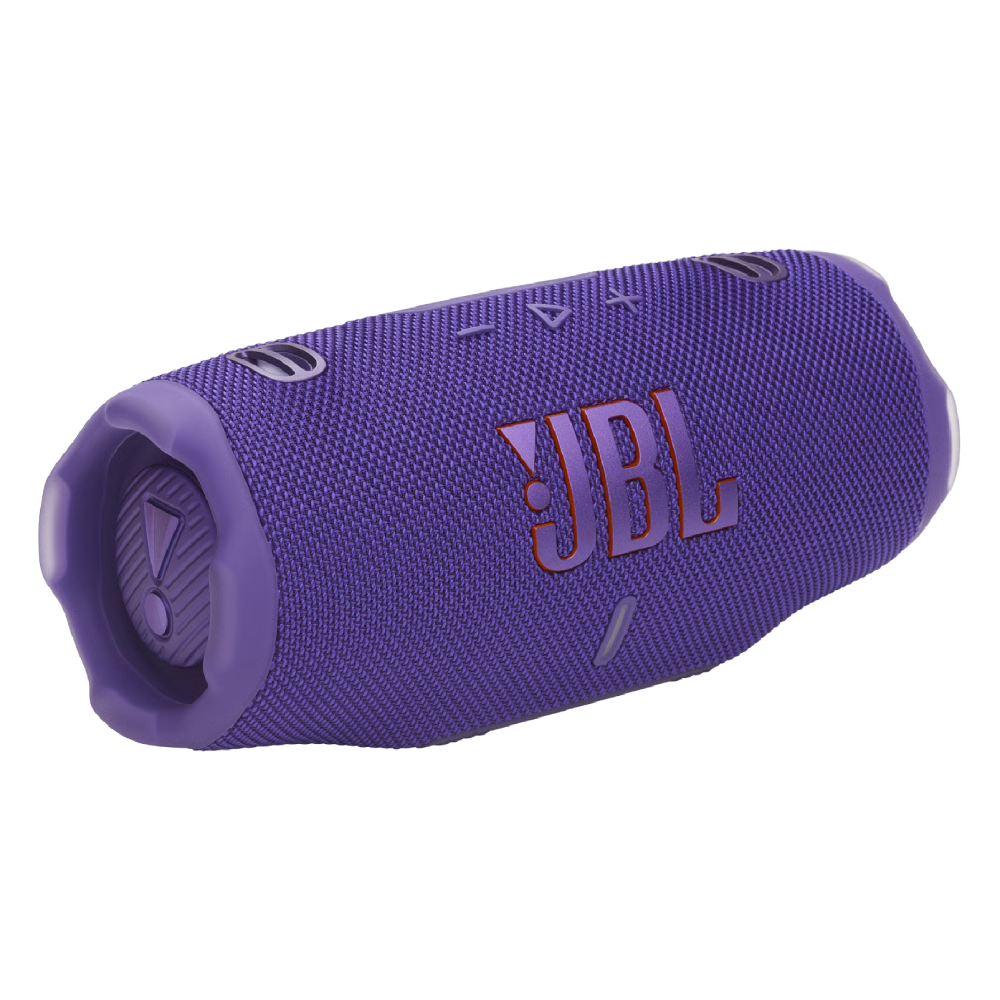 רמקול Bluetooth אלחוטי נייד JBL Charge 6 - צבע סגול שנה אחריות ע"י - יבואן הרשמי