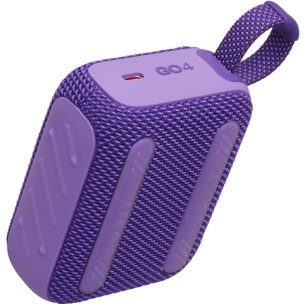 רמקול אלחוטי JBL GO 4 IP67 4.2W - צבע סגול שנה אחריות ע"י - יבואן הרשמי
