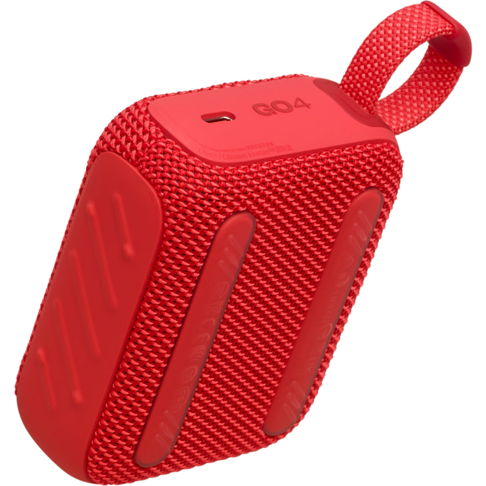 רמקול אלחוטי JBL GO 4 IP67 4.2W - צבע אדום שנה אחריות ע"י - יבואן הרשמי