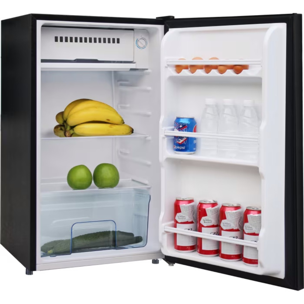 מקרר משרדי - 91 ליטר General GE90GB זכוכית שחורה - יבואן רשמי