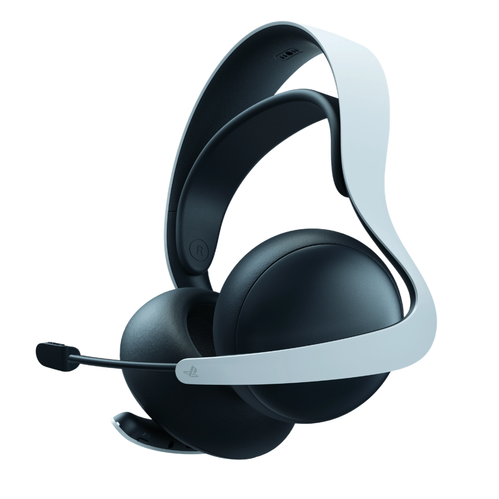 אוזניות גיימינג אלחוטיות Sony Pulse Elite  - צבע לבן שנה אחריות ע"י - יבואן הרשמי