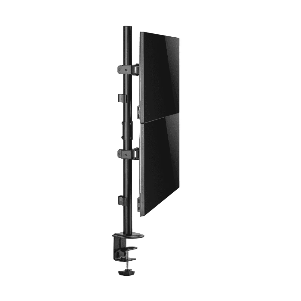 זרוע שולחנית דו מפרקית ל4 מסכי מחשב עד “32 Lumi Legend / Brateck LDT66-C048 - יבואן רשמי