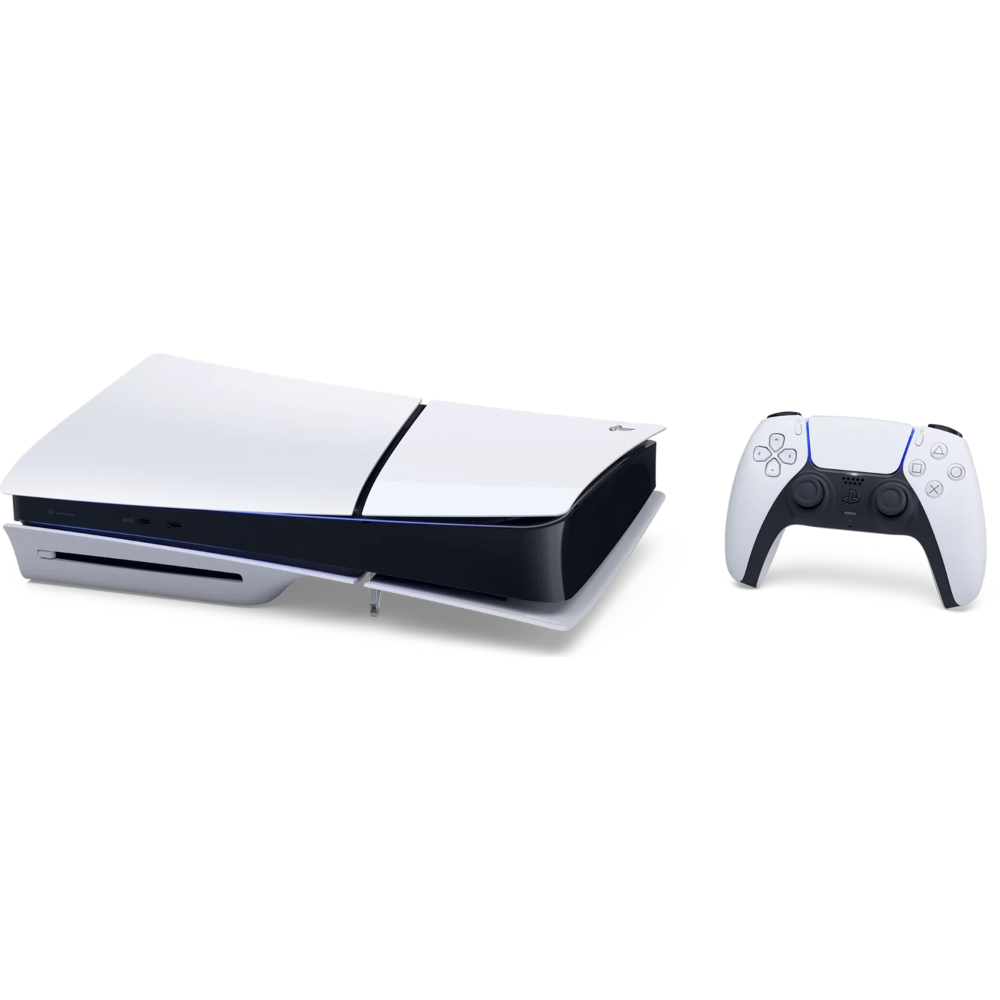 קונסולה Sony PS5 PlayStation 5 Slim 1TB Blu-Ray Edition - צבע לבן שנה אחריות ע"י - יבואן הרשמי