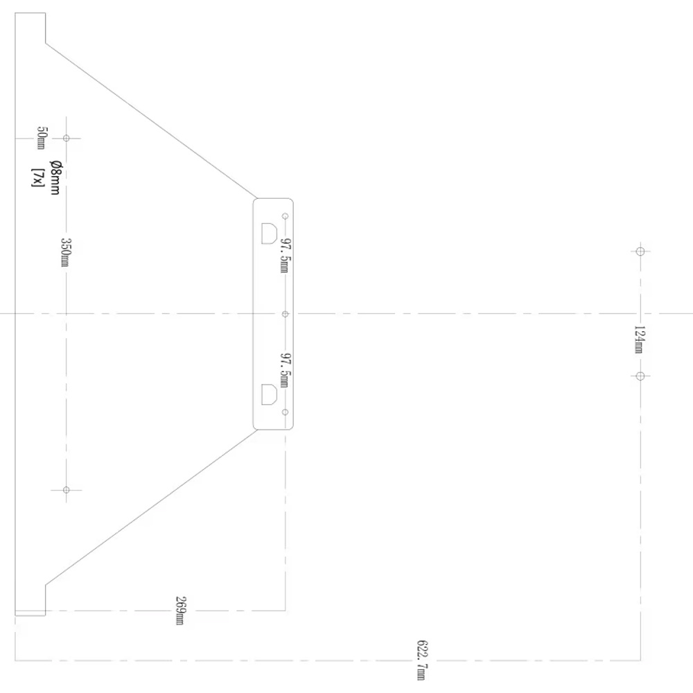 קולט אדים ארובה 60 ס"מ LaCasa LC3601RB שחור - יבואן רשמי