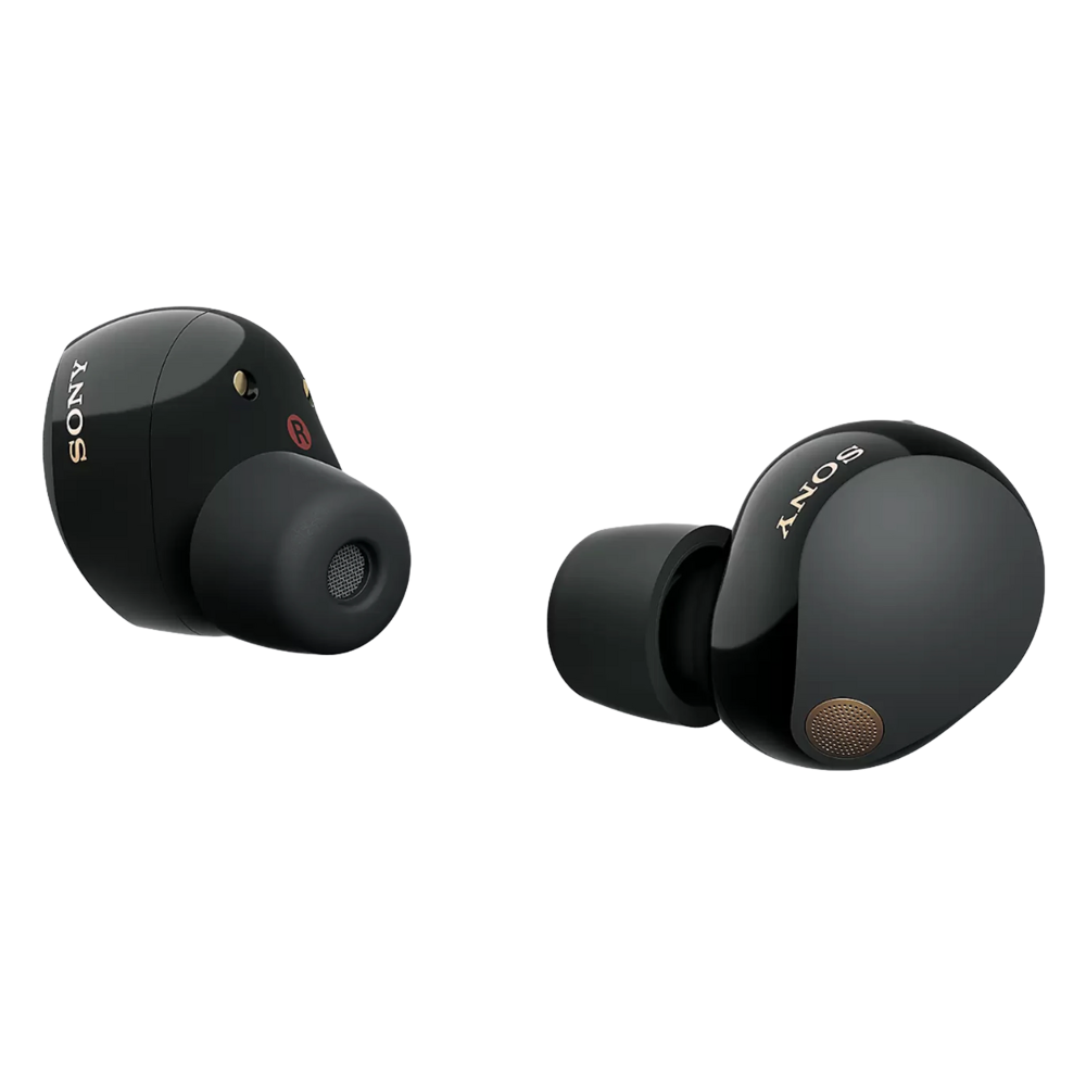 אוזניות אלחוטיות Sony WF-1000XM5 עם השתקת רעשים - צבע שחור שנה אחריות ע"י ישפאר - יבואן הרשמי
