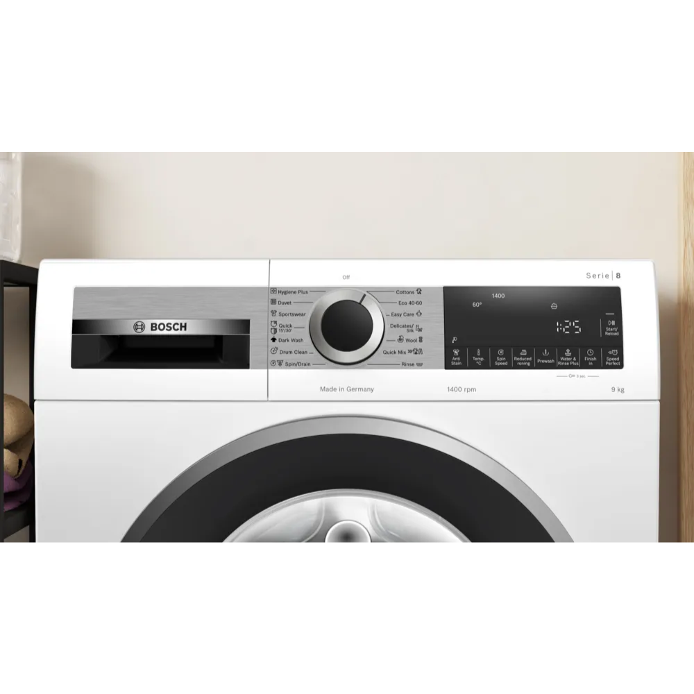 מכונת כביסה 9 ק"ג 1400 סל"ד דגם BOSCH WGG24404IL בוש - יבואן רשמי