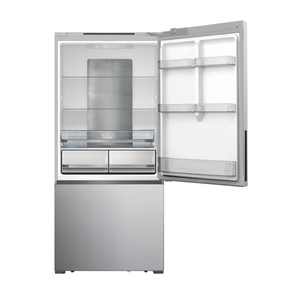 מקרר מקפיא תחתון 499 ליטר דגם FUJICOM FJ-NF513XBF פוג'יקום נירוסטה - יבואן רשמי