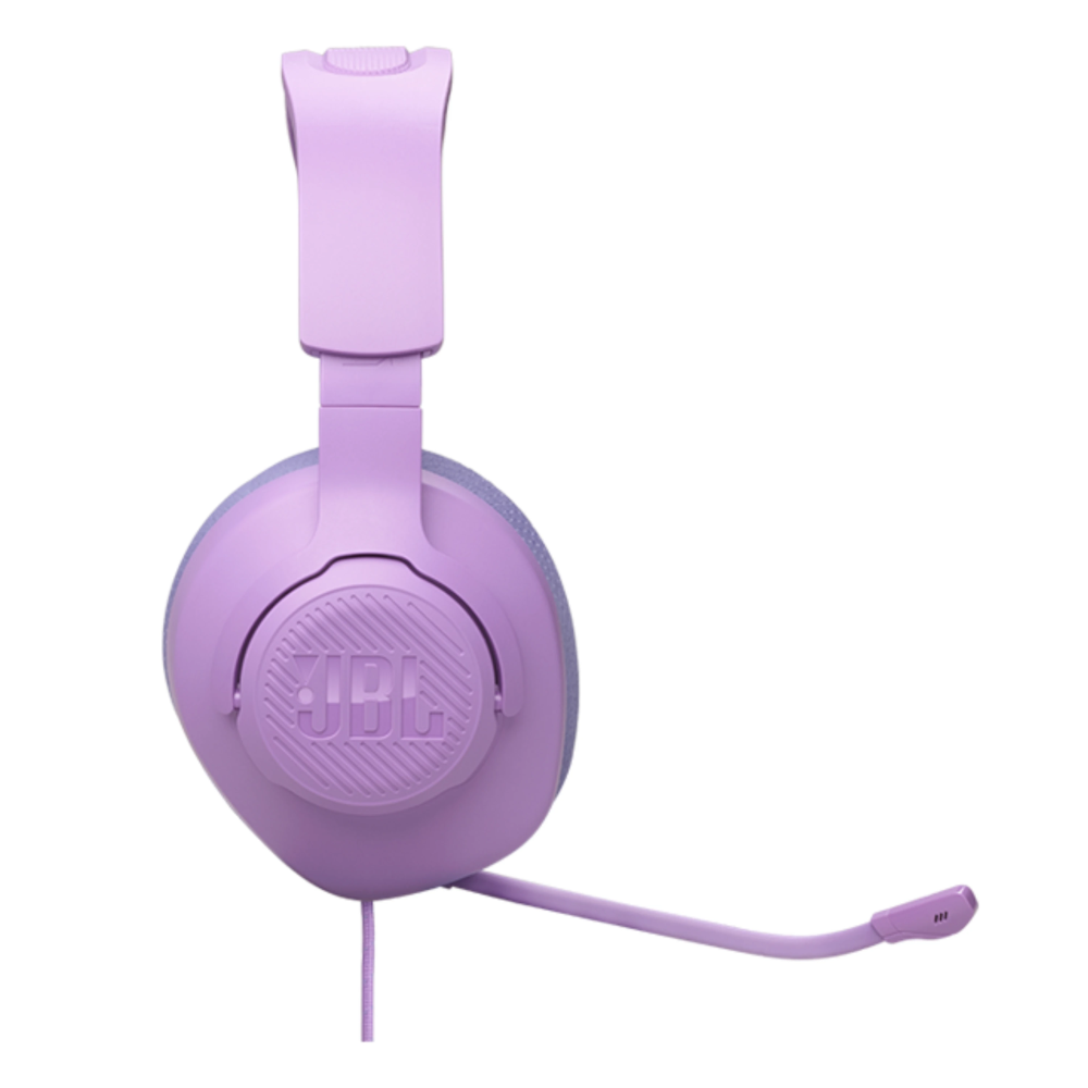 אוזניות גיימינג חוטיות JBL QUANTUM 100M2 - צבע סגול אחריות ע"י - יבואן הרשמי