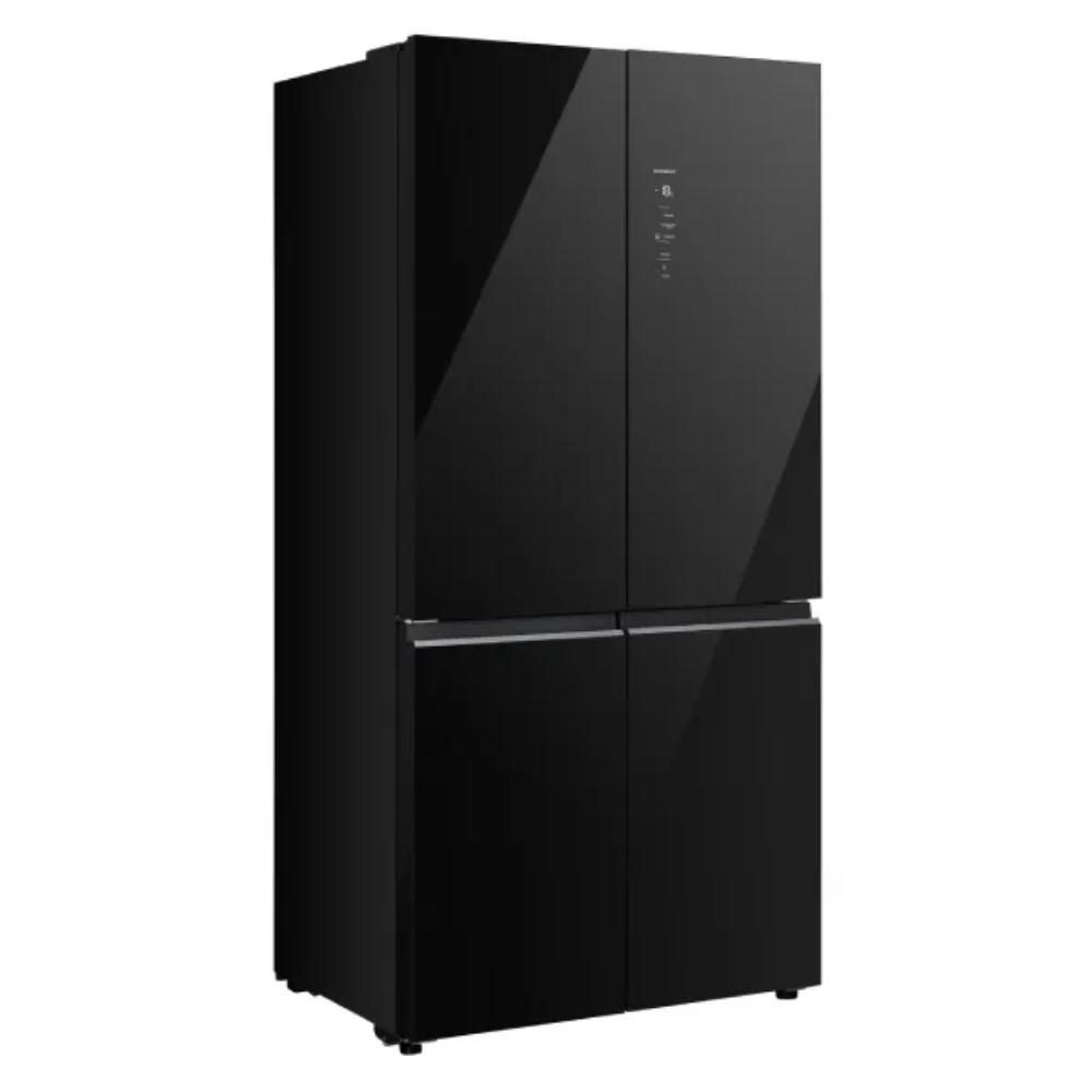 מקרר 4 דלתות 600 ליטר דגם FJ-NF800BK פוג'יקום FUJICOM זכוכית שחורה - יבואן רשמי