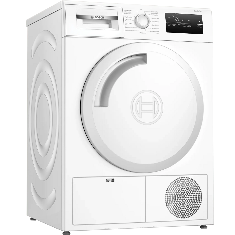 מייבש כביסה קונדנסור 8 ק"ג Bosch WTN83203 - צבע לבן