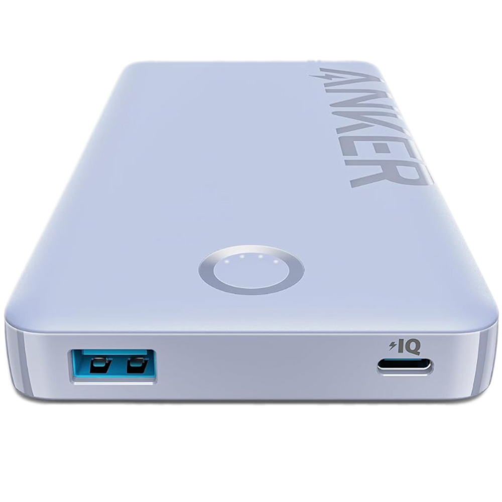 סוללת גיבוי Anker 323 Power Bank A1334 10,000mAh USB-C - צבע סגול אחריות ע"י - יבואן הרשמי
