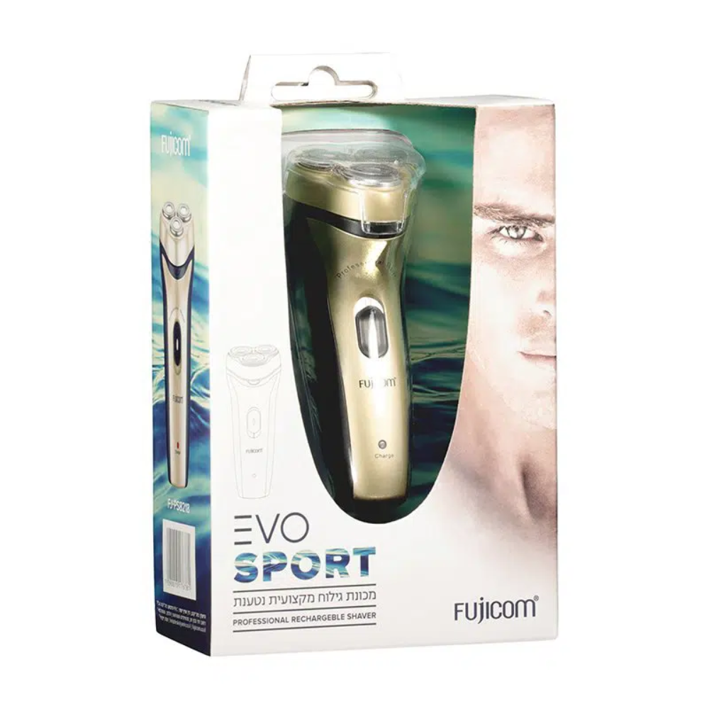 מכונת גילוח נטענת FJ-PS8218 3 להבים צפים באישור מכון צומת - יבואן רשמי